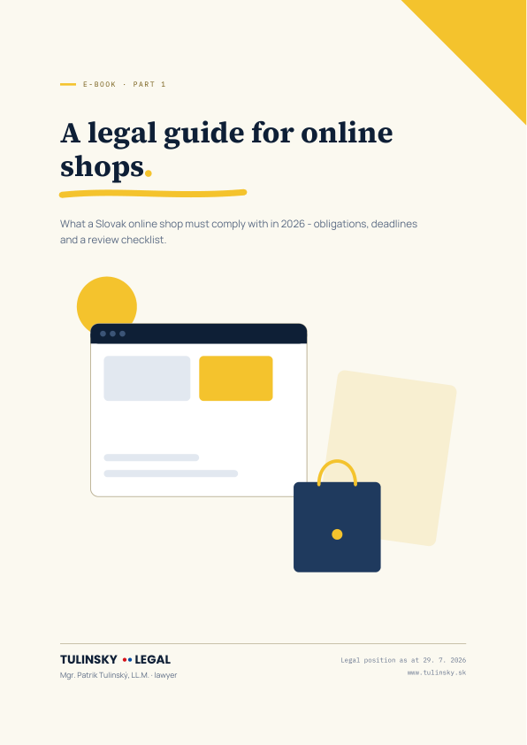 Preview of the first PDF page: A legal guide for online shops