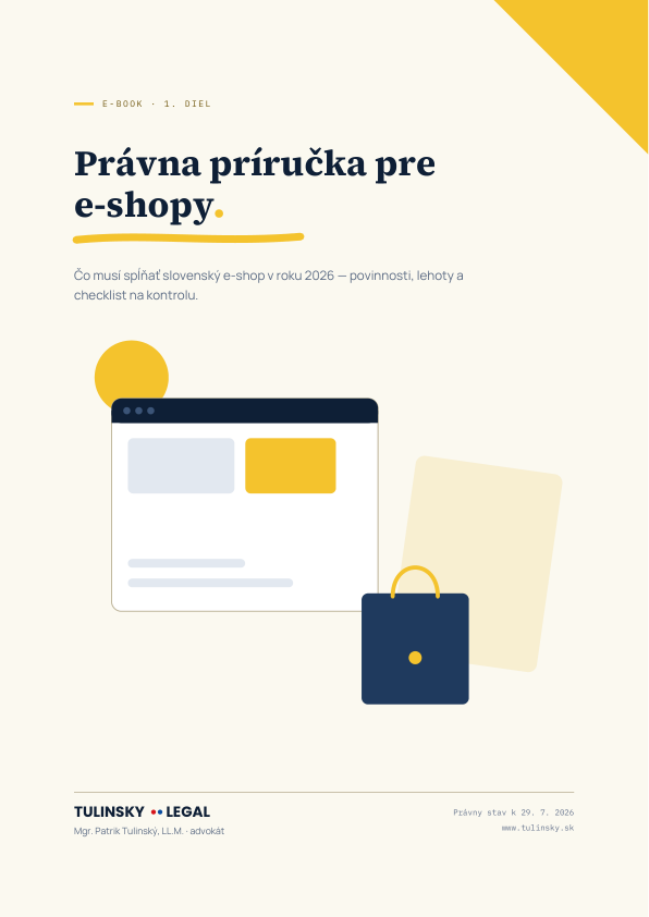 Ukážka prvej strany PDF: Právna príručka pre e-shopy